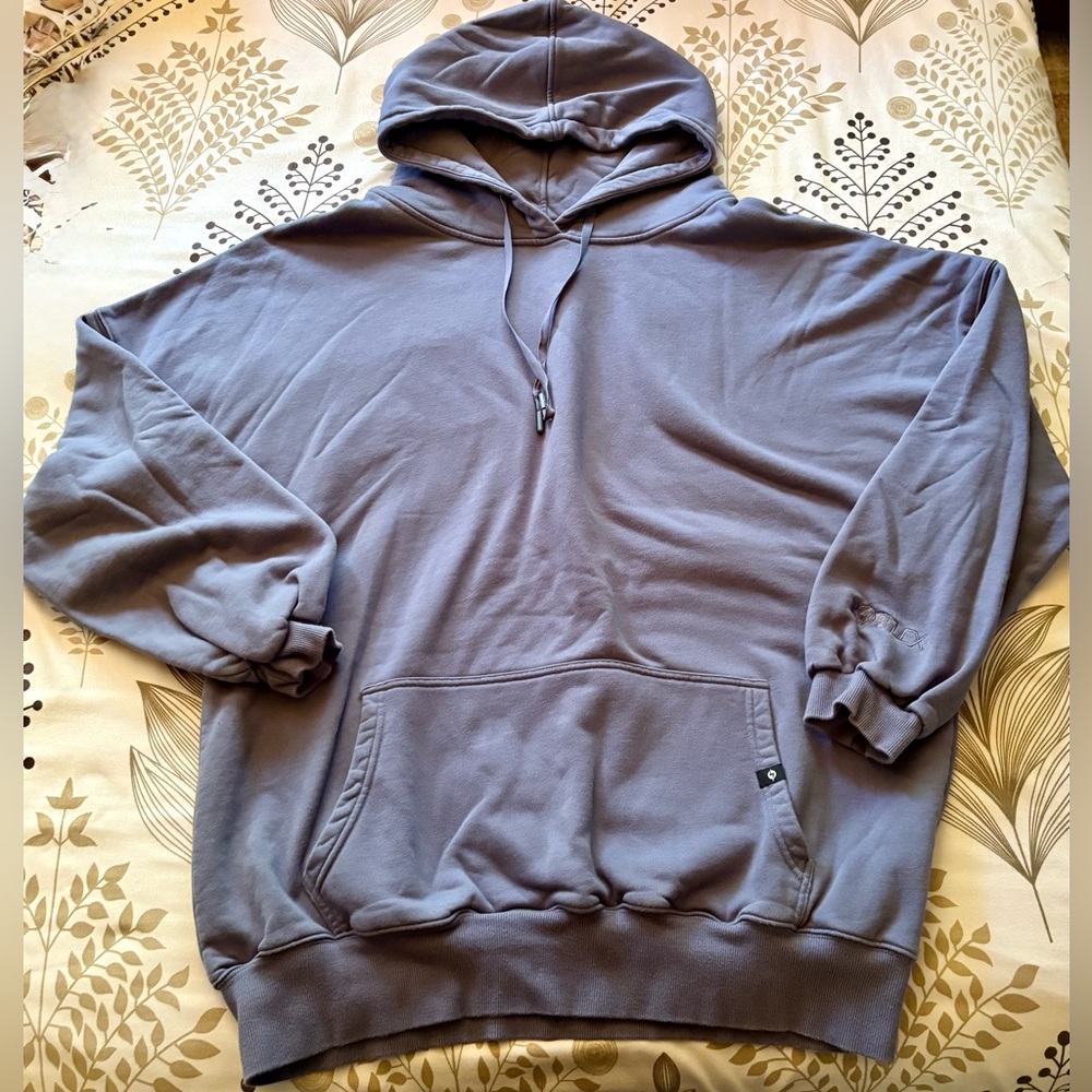 POPFLEX Long Cloud Hoodie - Blue Steel